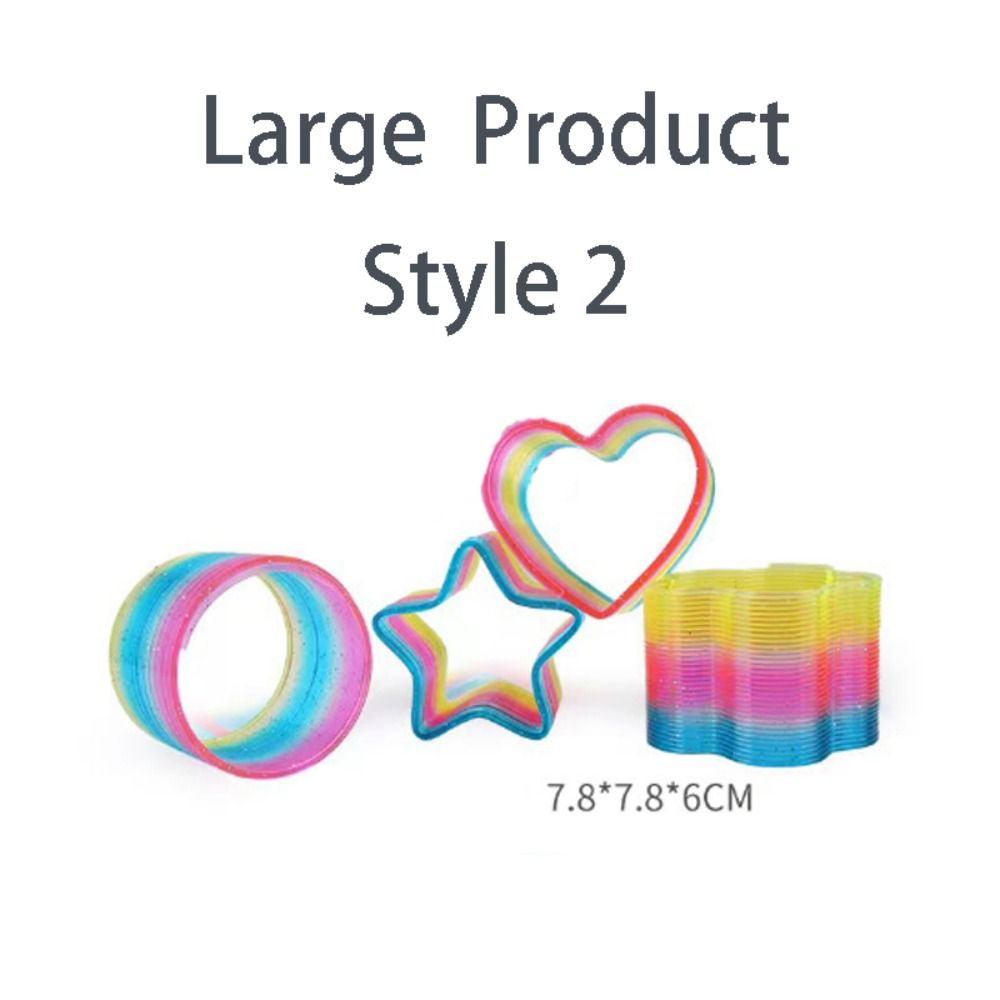 5 шт., детский пластиковый пружинный спираль