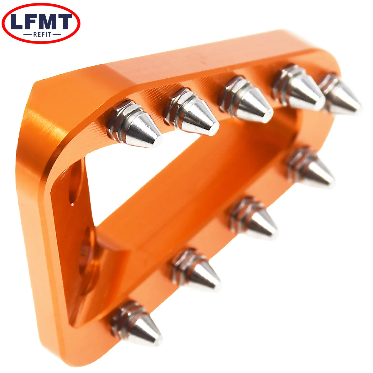 Motorcycle CNC Rear Brake Pedal Step Plate Tip For KTM XC XCF XCW SX SXF EXC EXCF TPI 6D Husqvarna TE FE TX FX TC FC 2016-2023