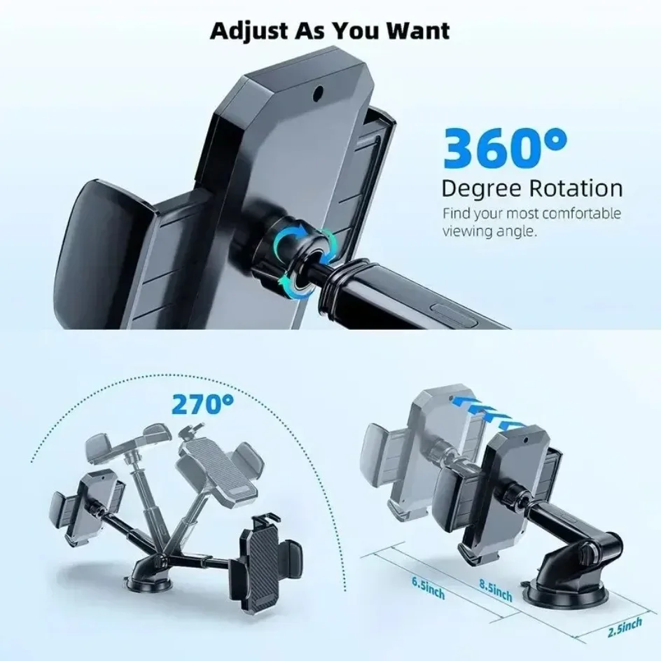 2025 novo suporte do telefone do carro suporte de montagem otário ventosa ventilação ar smartphone suporte no suporte do carro para iphone samsung xiaomi