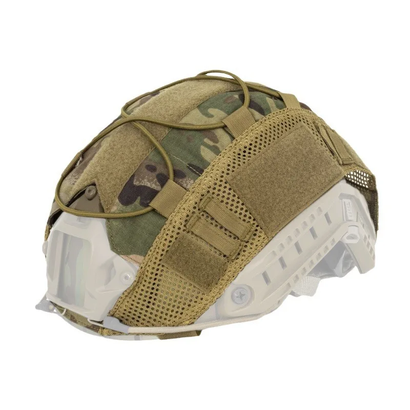 Taktische Helmabdeckung Fast Helm Multi-Camo Helmabdeckung für Airsoft Helm Paintball CS Wargame Sport Jagd Schießausrüstung