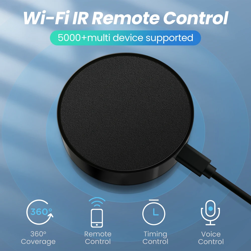 AVATTO Tuya WiFi Smart RF IR télécommande, télécommande universelle prend en charge tous les appareils électroménagers et Alexa Google Home