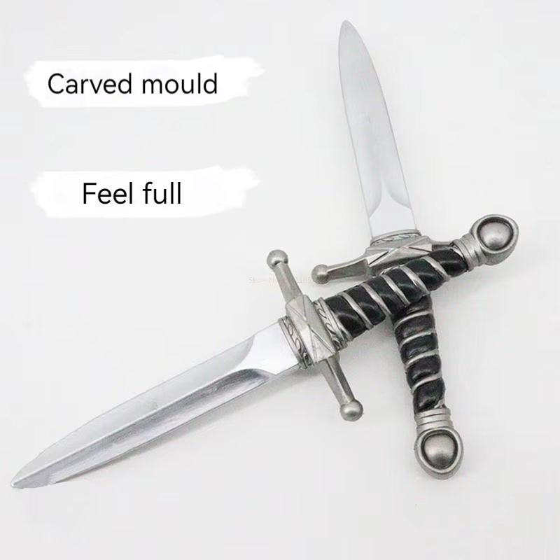 Espada de espuma macia pu, adereços de arma, adereços de brinquedo de halloween, festa, dança, cos, adereços, punhal