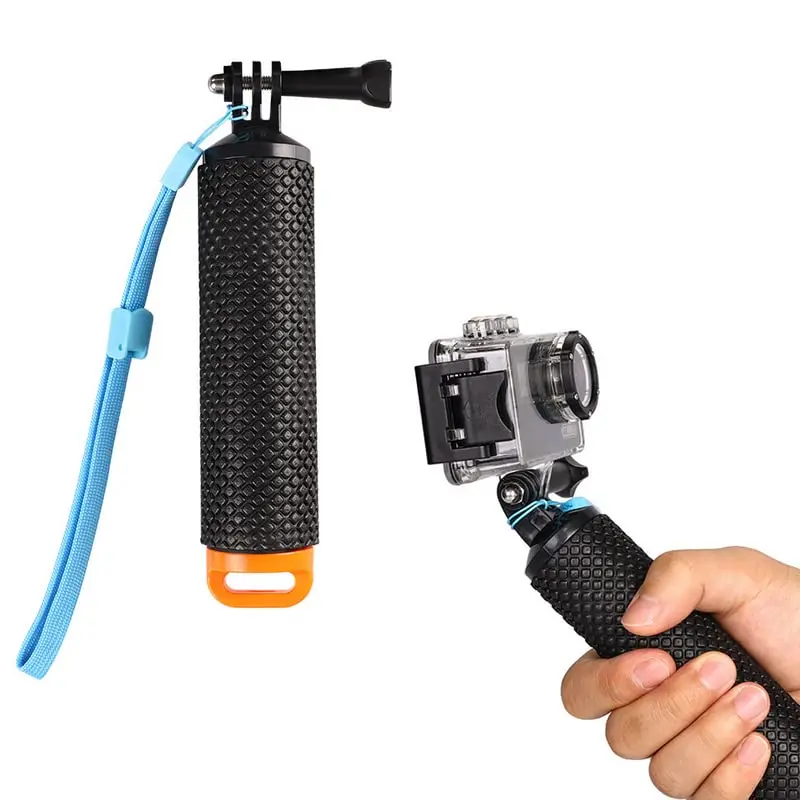 กล้องกีฬาลอยตัว Rod Handle สําหรับ GoPro HERO 12 11 10 9 8 7 Xiaomi Yi SJ4000 DJI OSMO FLOAT Handle Mount อุปกรณ์เสริม
