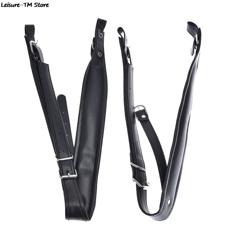 Регулируемые ремни гармошкой, черные ремни для планшетов, плечевые ремни для басов 80-96-120