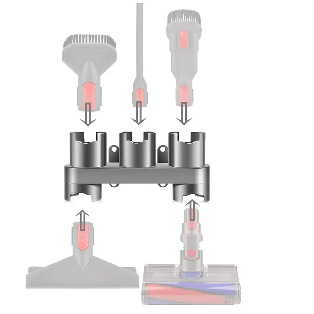 หัวแปรงทําความสะอาด Storage Bracket เครื่องดูดฝุ่นขาตั้งเครื่องมือหัวฉีดฐานสิ่งที่แนบมาผู้ถือ Docking Station Wall Mount