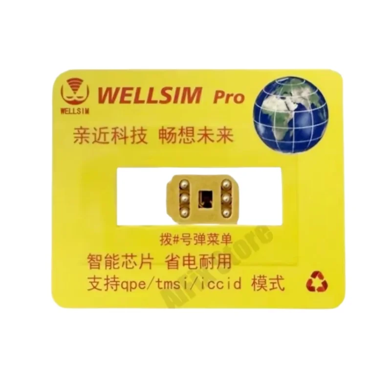 Новейшая клейкая версия V4.1 Wellsim Pro с режимом QPE Esim Intel MEP для iPhone iOS 26 18 17