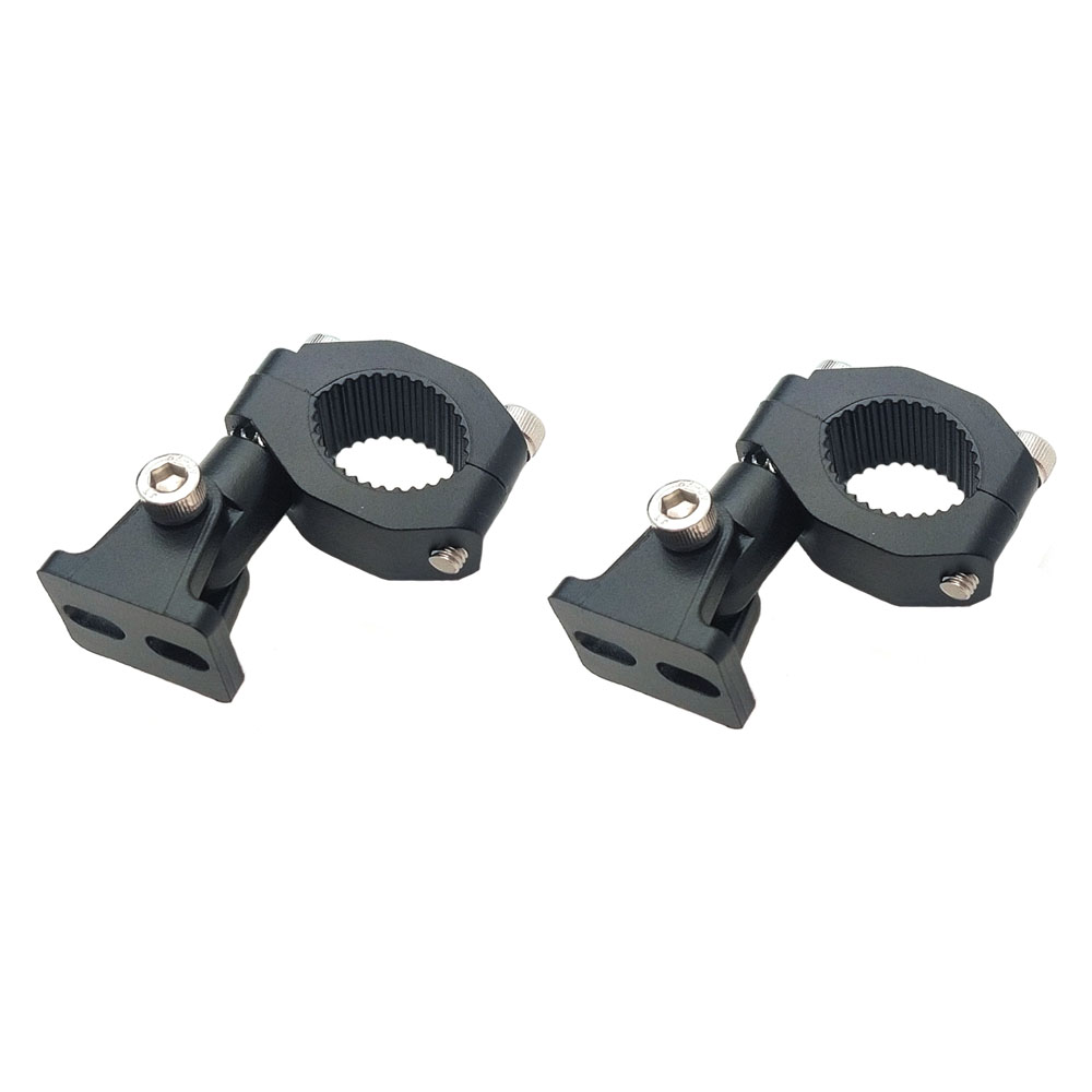 オートバイのヘッドライト,調整可能なブラケット,19mm〜26mm