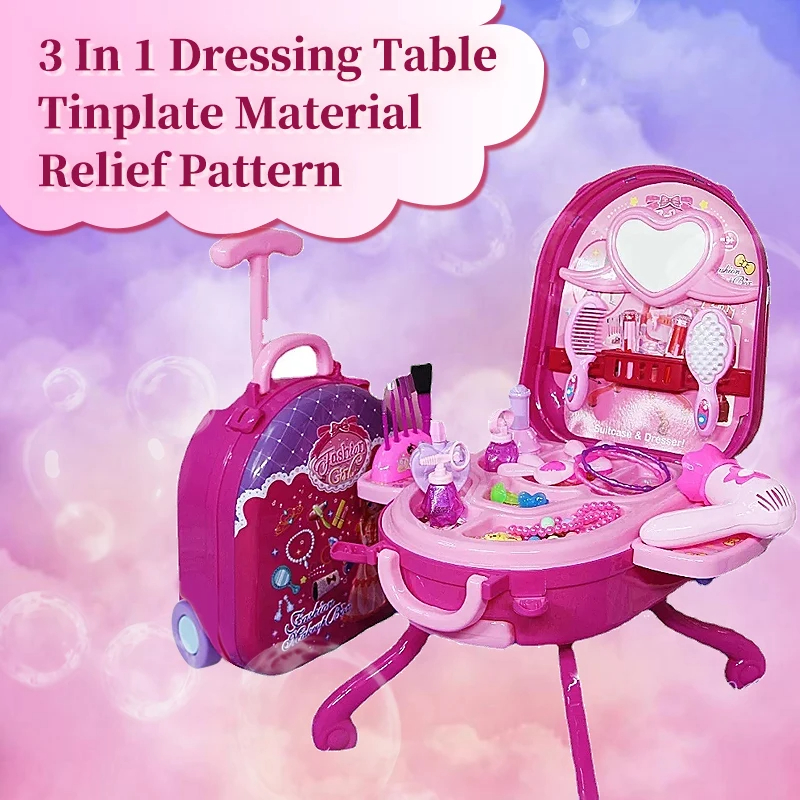 Ensemble de maison de jeu, coiffeuse pour enfants, jouets pour filles de 6 à 10 ans, ensemble de maquillage pour filles, jouet pour enfants, cadeau d'anniversaire