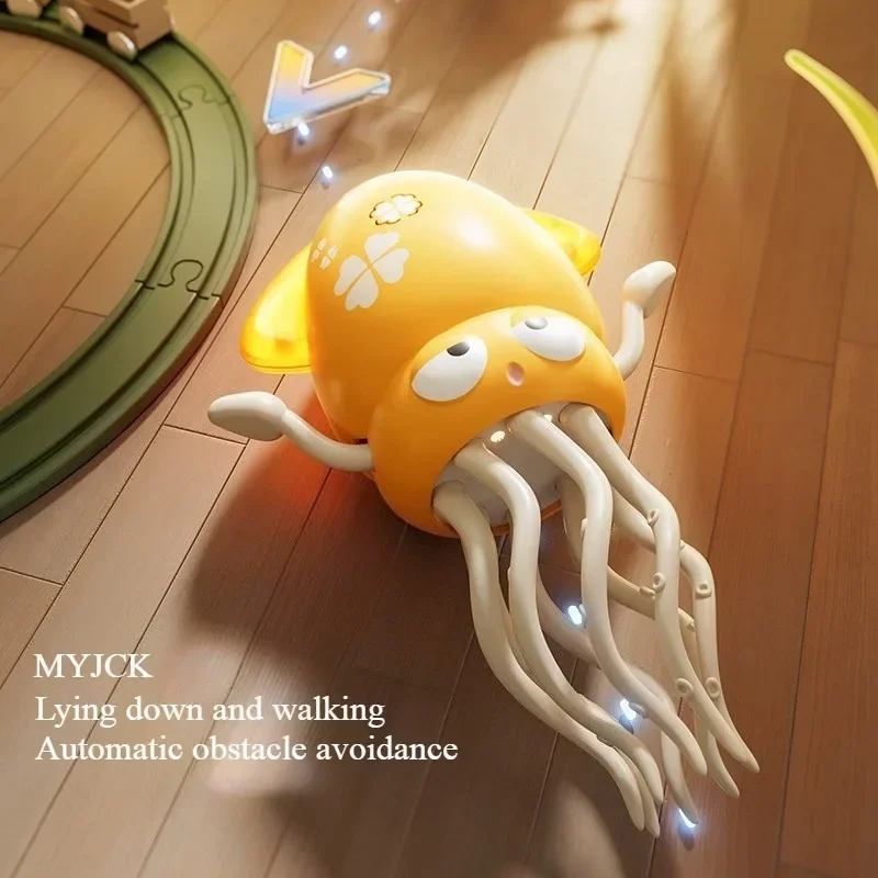 Jouets électroniques pour animaux de compagnie, poulpe dansant, dessin animé, développement interactif, éducation en mouvement, jouet pour tout-petits, cadeau d'anniversaire créatif