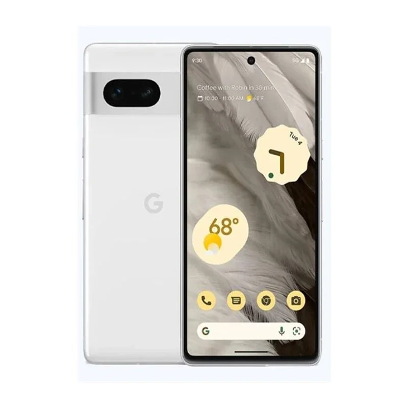 GooglePixel7 teléfono usado 5G, pantalla OLED de 6,3 pulgadas, 90Hz, Tensor de Google, 30W, supercarga, batería de 4700mAh, OTG