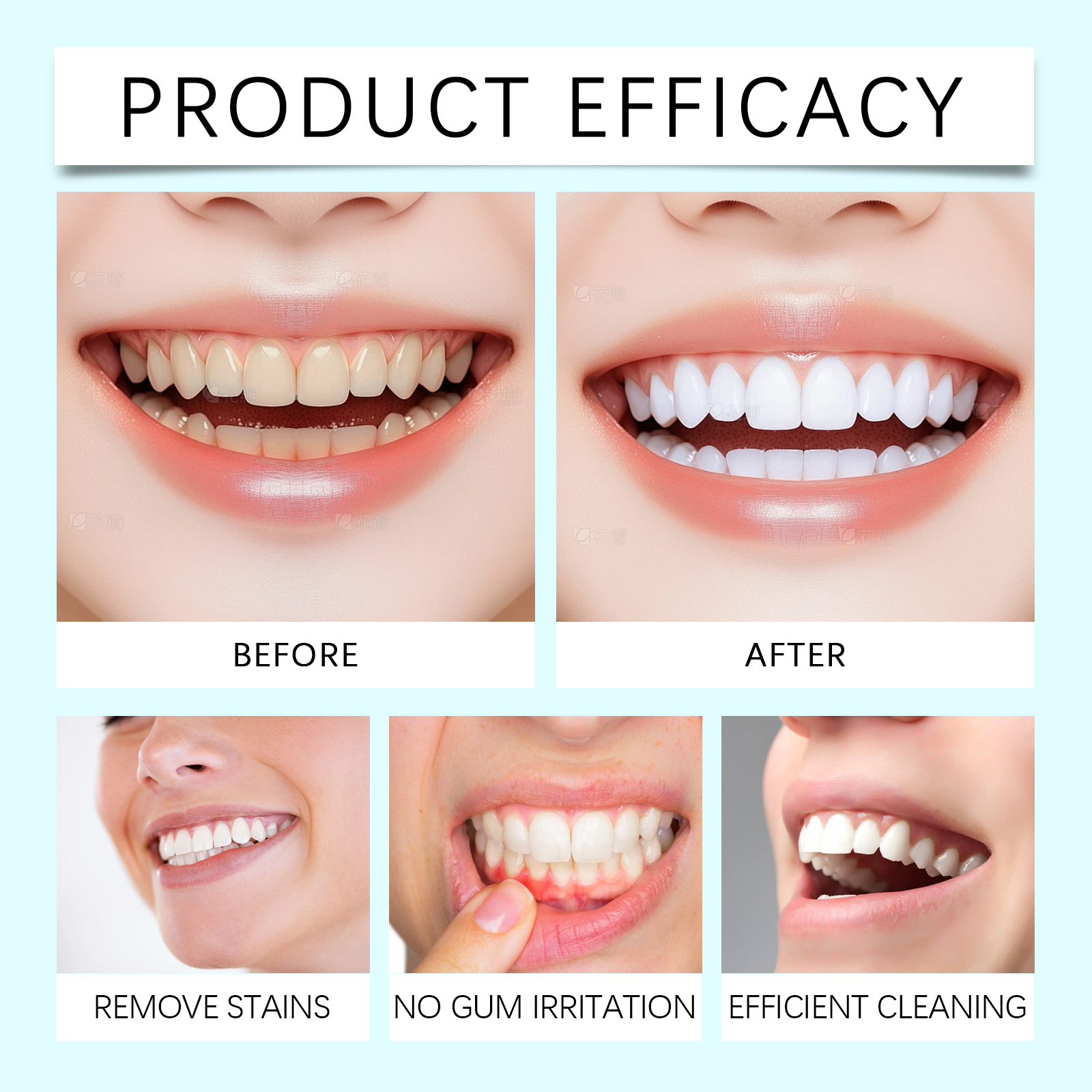 Pasta de dientes blanqueadora de niacinamida, elimina el mal aliento, limpieza bucal, reduce la placa, pasta de dientes Natural para eliminar manchas