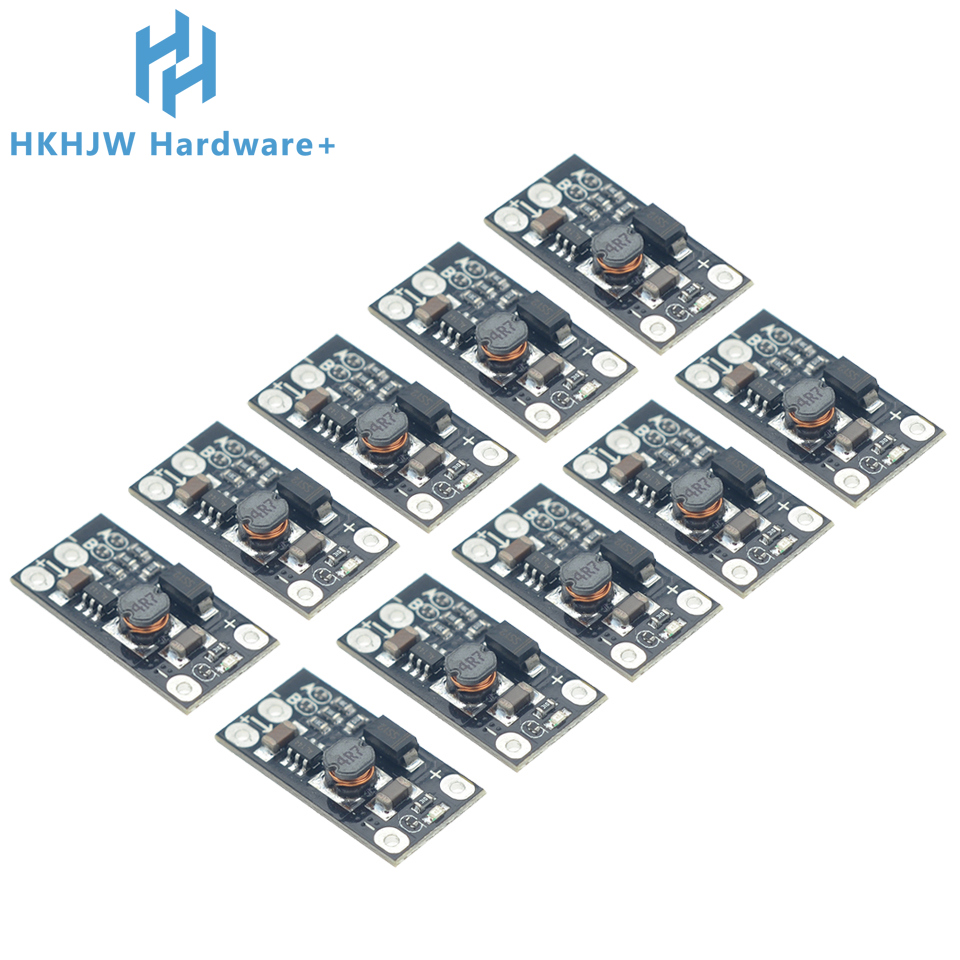 1–100 Stück 3,7 V bis 12 V Mini-DC-DC-Boost-Modul unterstützt 5 V/8 V/9 V/12 V Ausgang, Lithium-Batterie-Boost