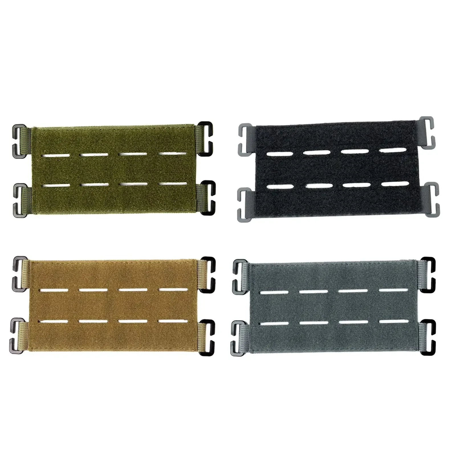 Molle Patches Attachment Hook&Loop Panel DIY Badges Patch Display Holder Board Bags Backpack Vest Converter Ribbon Adapter