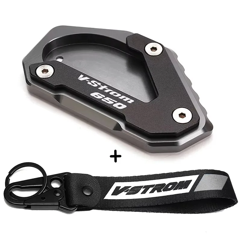 Para Suzuki vstrom 650 DL650 650XT v-strom 650 xt vstrom650 dl 650 2004-2024 2014 accesorios de motocicleta almohadilla de extensión de soporte lateral