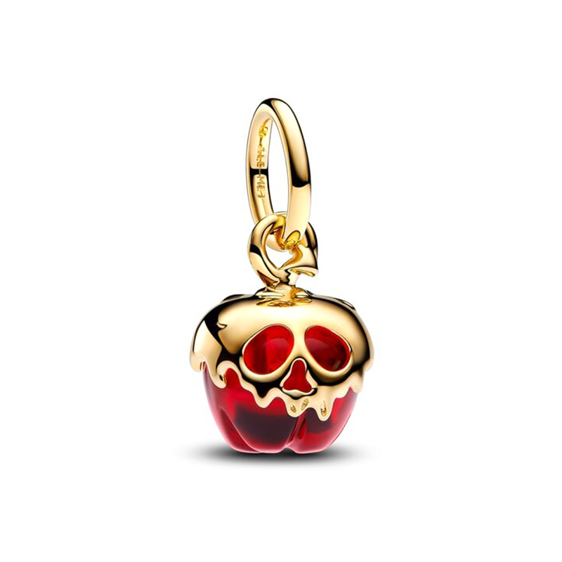 Gioielli in argento Disney Villians Collezione completa Set Cruella De Vil Malefica perline con ciondoli adatti alla collana con bracciale originale