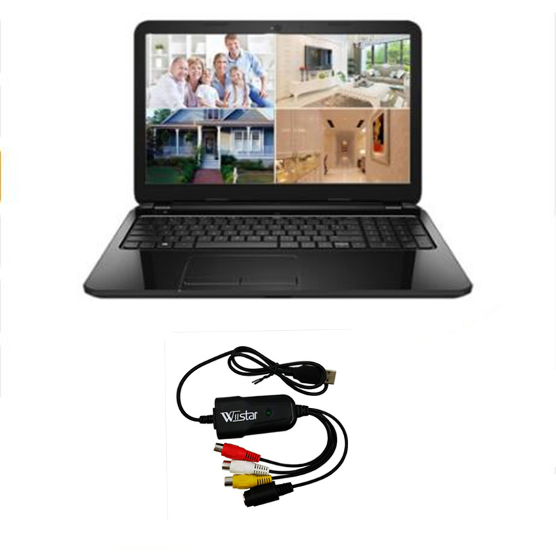 USB 2.0 Easy Cap Адаптер для захвата аудио-видео видеорегистратора Преобразователь VHS в DVD для Windows 10/8/7/XP