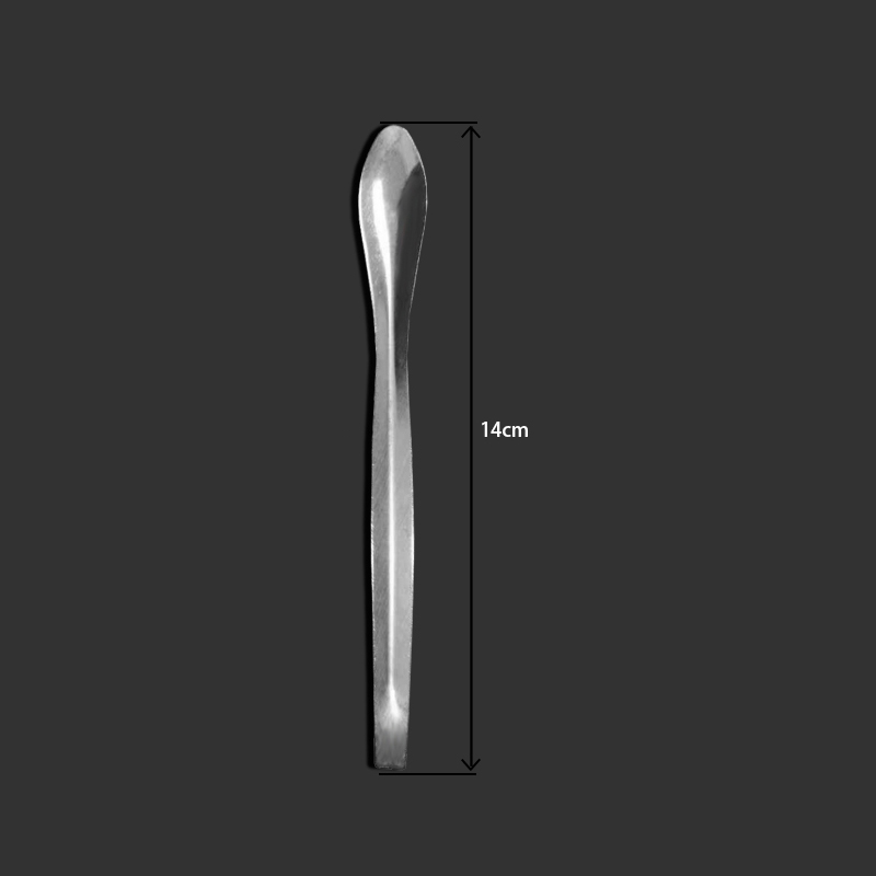 3pcs/set Stainless Steel Spoon Spatula Kit Handle Lab Supplies Micro Spoon Laboratory Supplies