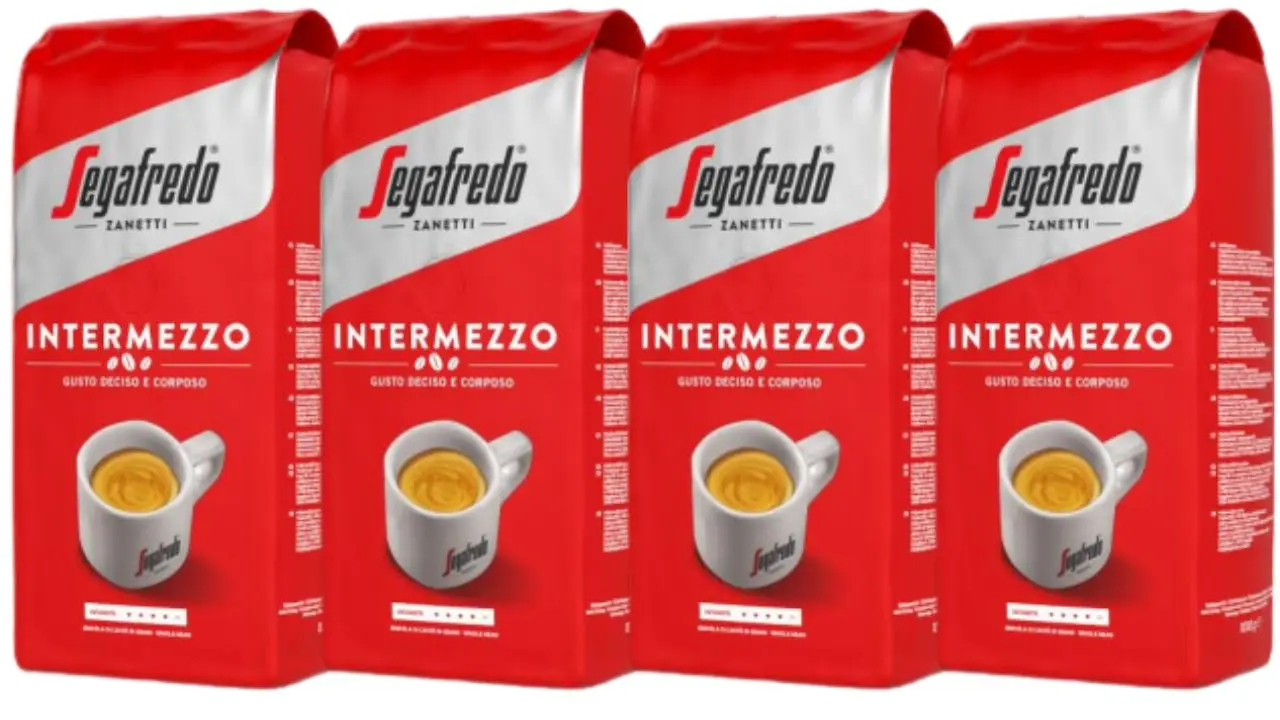 Kawa ziarnista Segafredo Intermezzo 4x1kg