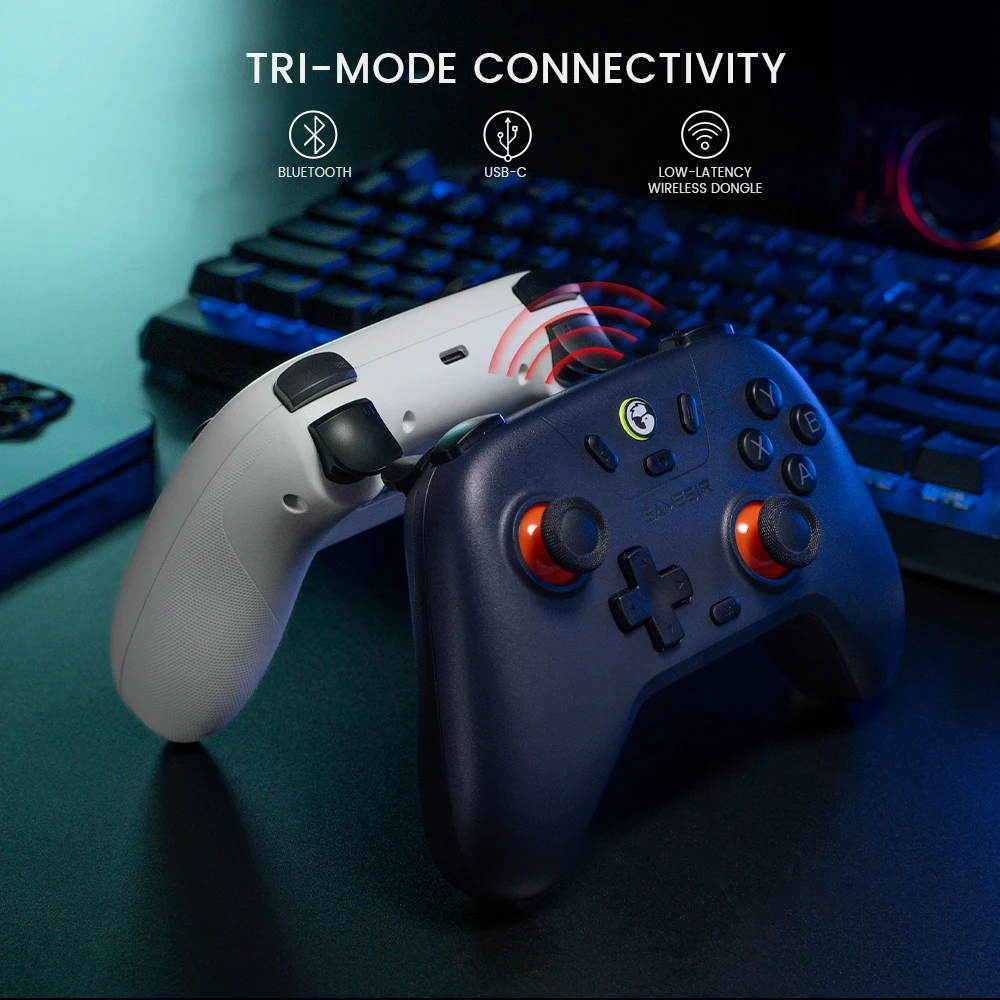 GameSir T4 Nova Lite Controller di gioco per gamepad wireless per Switch, Android, IOS, PC e giochi a vapore Effetto Hall Stick