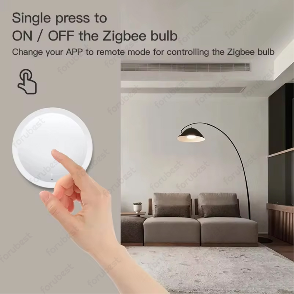 Zigbee 3.0 สมาร์ทสวิตช์ลูกบิดการเชื่อมโยงอัจฉริยะไร้สายฉากสวิทช์รีโมทคอนโทรล Dimmer Controller สําหรับ Tuya Smart Life Automation