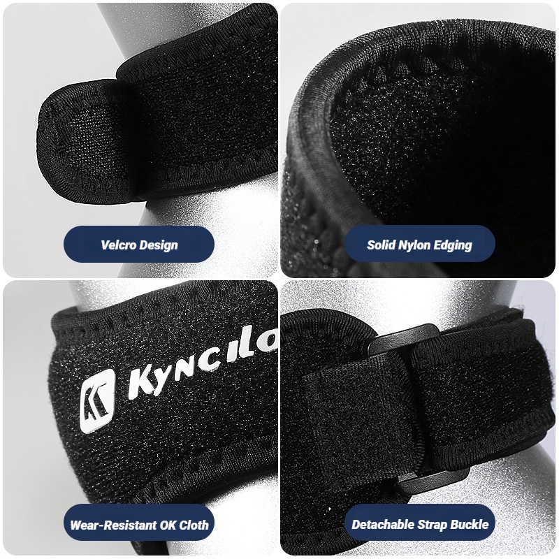 Knieschijf Kniepees Ondersteuning Strape Brace Verstelbare absorptie Compressie Pad Mouw Basketbal Patellaband