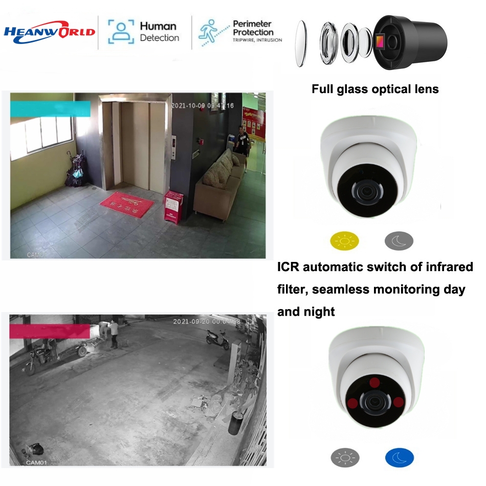 HD 8MP 5MP IP Camera Dome IR Night Vision Camera IP with Microphone Network Security Camera CCTV IP Camera support-Onvif 3MP