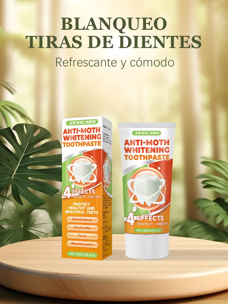 Reparación de dentífrico, pasta de dientes blanqueadora