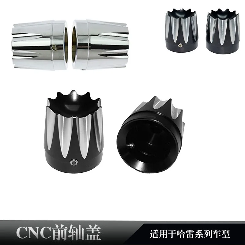 Motorcycle Front Axle Nut Cover Caps Bolt Aluminum For Harley Touring Electra Glide Dyna Street Bob Fat Bob Sportster XL Softail