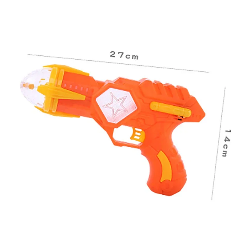 Large Outdoor Kids Electric Toy Gun Shiny Projection Cool String Lighting Rotating Dynamic Music Boy Interactive Holiday Gifts