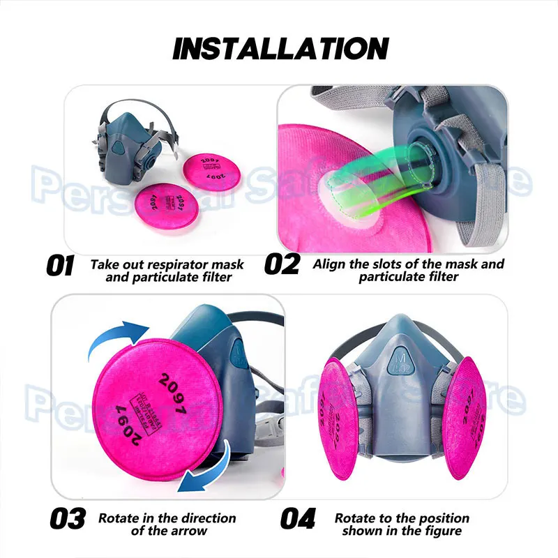 Lots of 2097/2091 Painting Spray Industry particulate P100 Filter For 3m 6200 7502 Series Gas Mask Filters