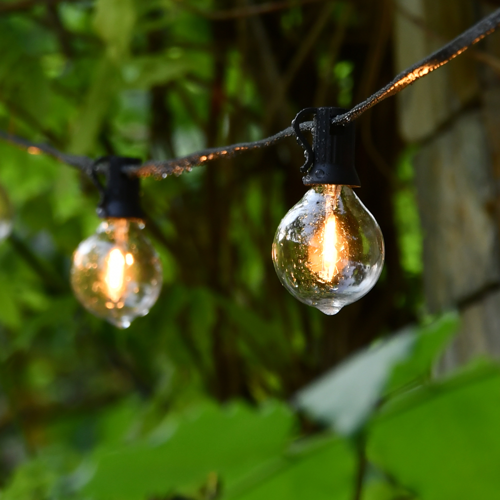 G40 Led Outdoor Light Garlands Waterproof Bulbs Chain Fairy Light 30M Street Garlands Light String for Wedding Garden Decoration