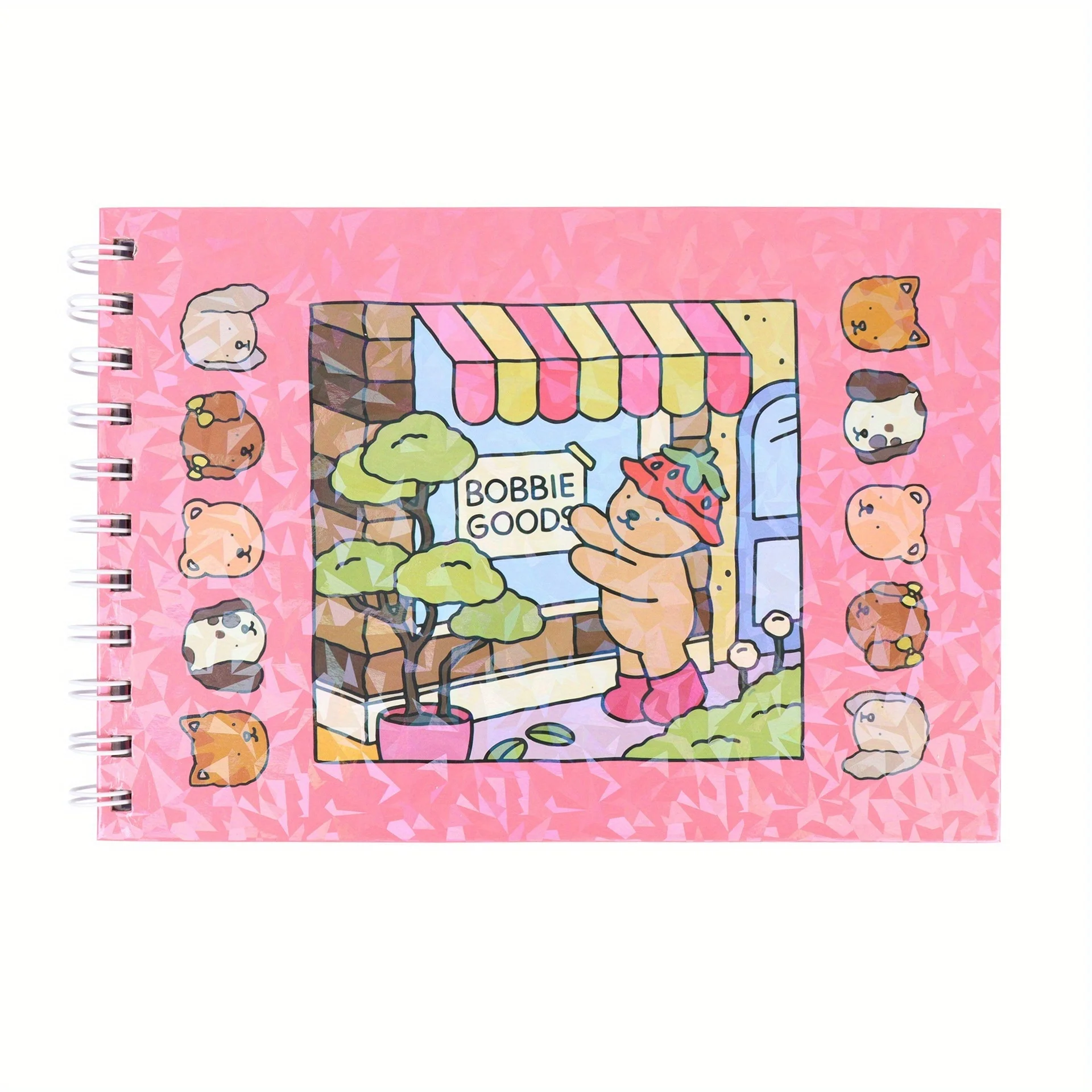 เด็ก BOBBIE สินค้าสมุดระบายสีเด็กวาดหนังสือภาพวาดกระดาษ Doodle โน้ตบุ๊คธีมสัตว์ภาพวาดอุปกรณ์สําหรับของขวัญ