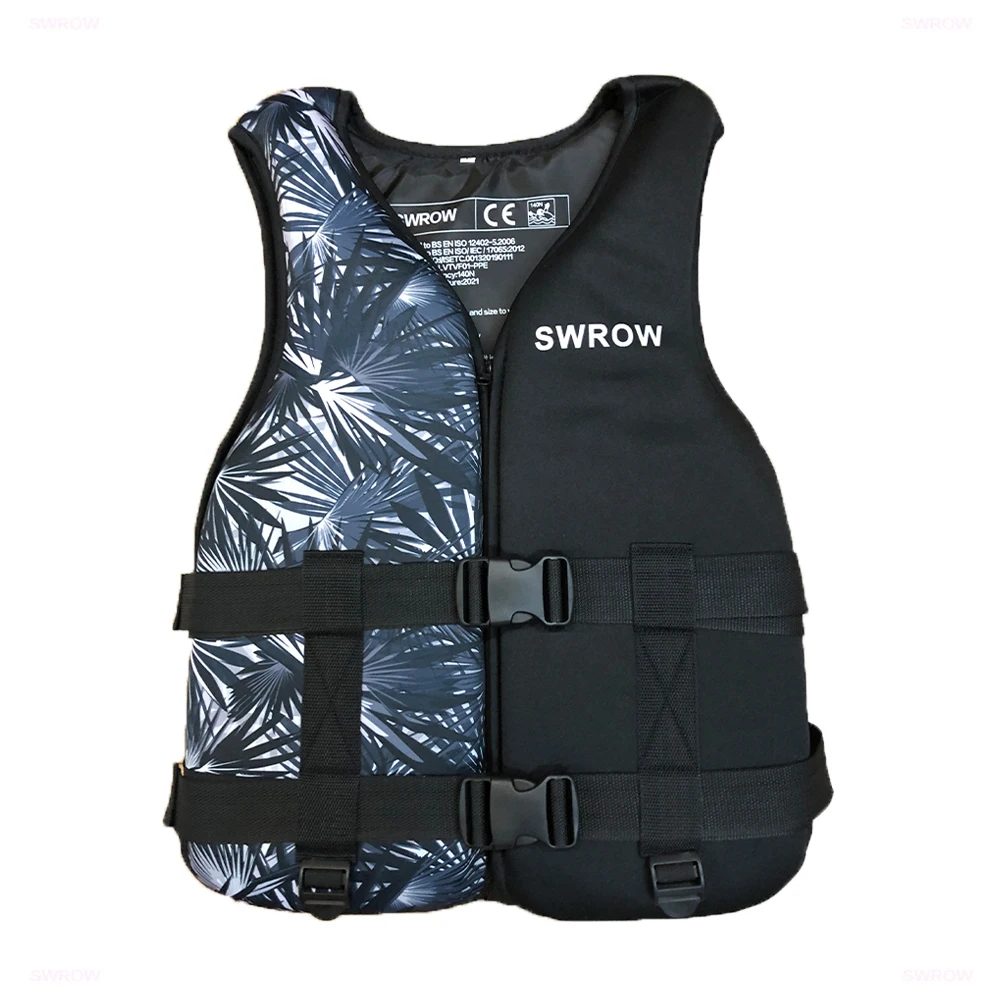 เสื้อชูชีพ Neoprene สําหรับเด็กผู้ใหญ่ใหม่กีฬาทางน้ําเสื้อชูชีพเสื้อชูชีพว่ายน้ําพายเรือเล่นสกีขับรถเสื้อกั๊กดริฟท์
