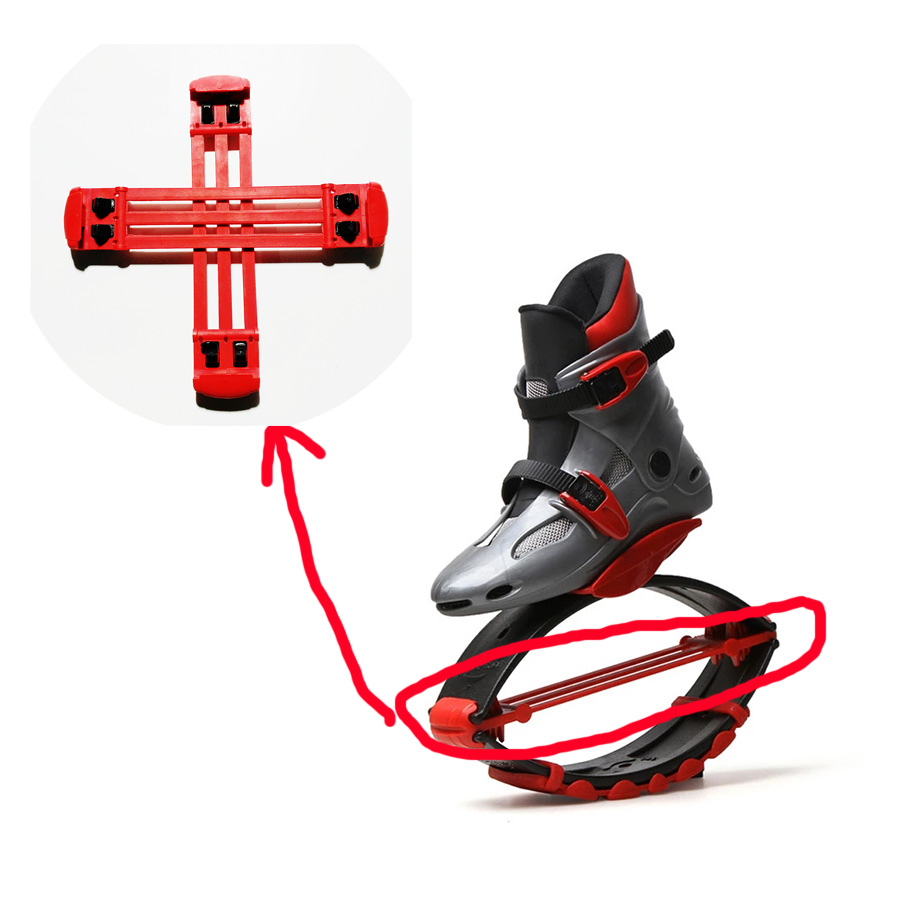 2 ชิ้น Original T-Springs สําหรับ Kangaroo Fitness กระโดดรองเท้าขนาด S M L XL XXL Professional ฤดูใบไม้ผลิสําหรับ Kangaroo กระโดดรองเท้า