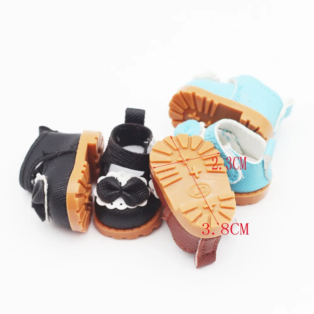Zapatos de cuero para muñeca Labubu, zapatos con lazo, 17cm, 10cm, EXO, algodón