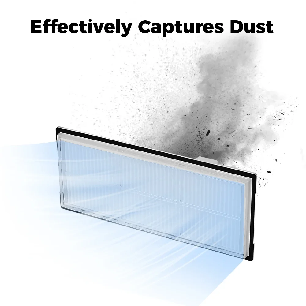 HEPA Filter For Roborock G10S PRO/G10S Pure/G20/S7/S7 MaxV Ultra/S8/S8 Pro Ultra/T7S/S70/S75 Robot Vacuum Cleaner Accesories