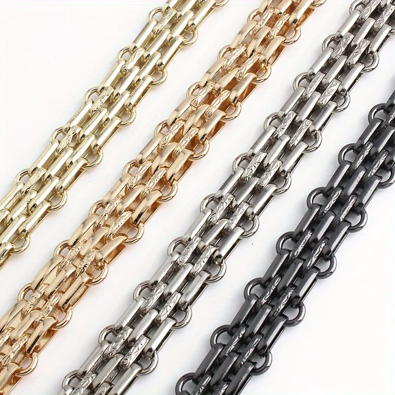 1PC Metal Chain Wallet Handle Shoulder Strap Replacement High-end Women's Bag Leather Goods Five-row Extended Crossbody Chain