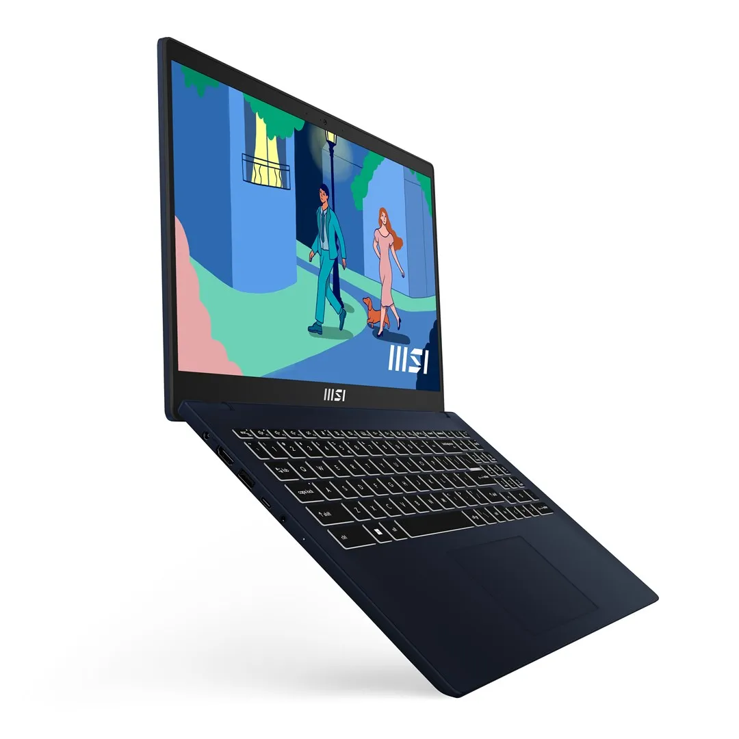 Laptop MSI Modern 15 B12MO-640PL i5-1235U 15.6" FHD 60Hz IPS-Level 16GB DDR4 3200 SSD512 Intel Iris Xe Graphics Win11 Home Plus