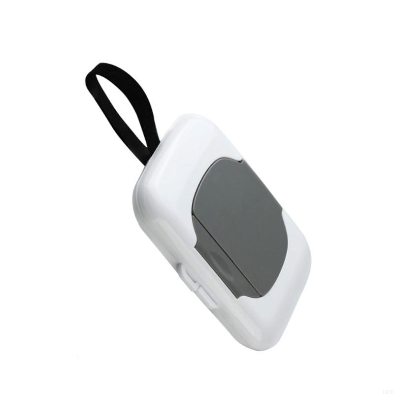 16FE Suporte lenços umedecidos reutilizáveis ​​para viagem, recipiente lenços umedecidos, carrinhos pendurados, lenços