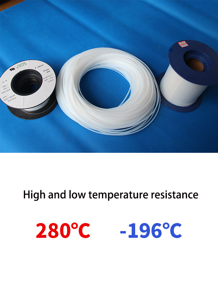 PTFE Ống ID 0.3 0.6 0.8 1 1.2 1.5 1.6 1.8 2 2.5 3Mm Dây Tóc Nhiệt Độ Cao Chống Ăn Mòn 3d Máy In Phần Ống J-Đầu