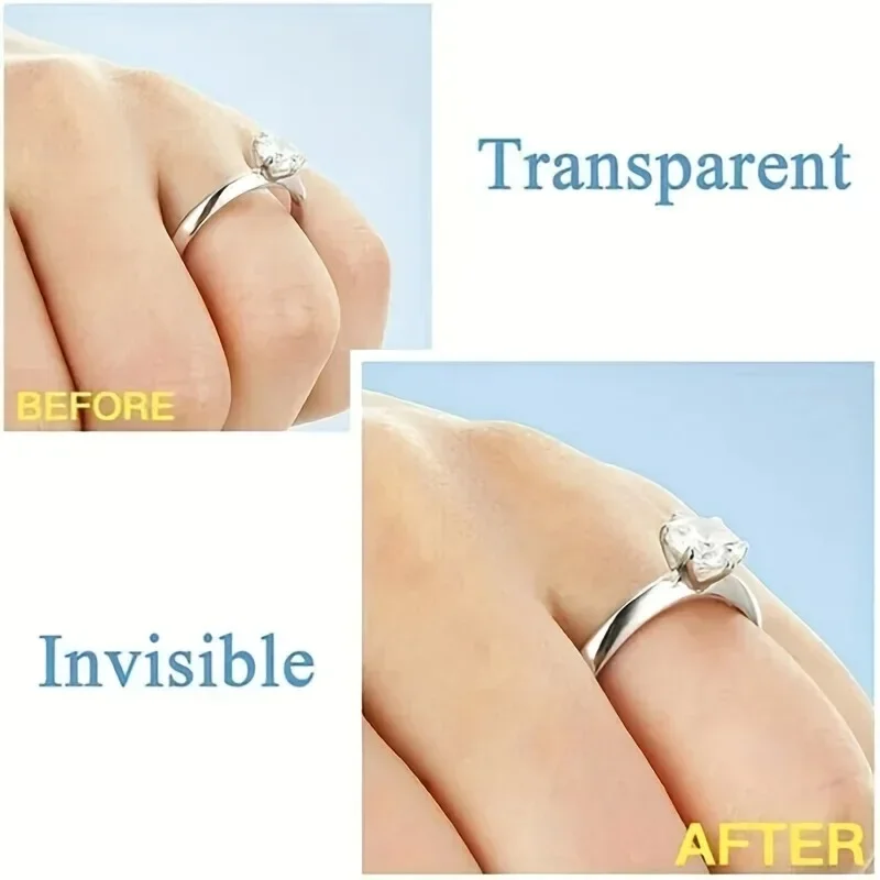 12 Stück 1 Set Ring-Einstellpad, Ringgrößenversteller, festes Reduktionspad