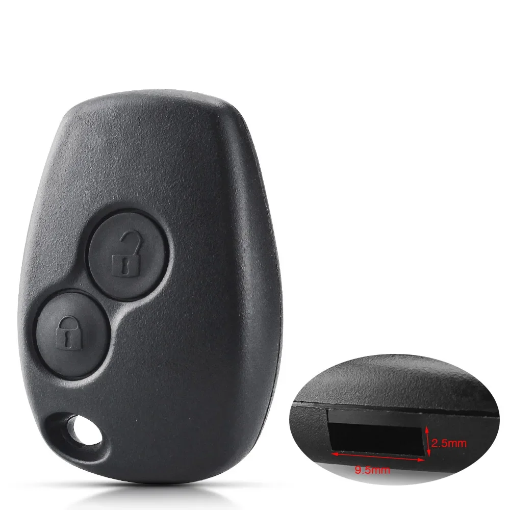 Keyyou 10 pçs 2/3 botões escudo chave remota sem lâmina caso para renault espace laguna espanador logan dacia sandero clio kangoo nissan