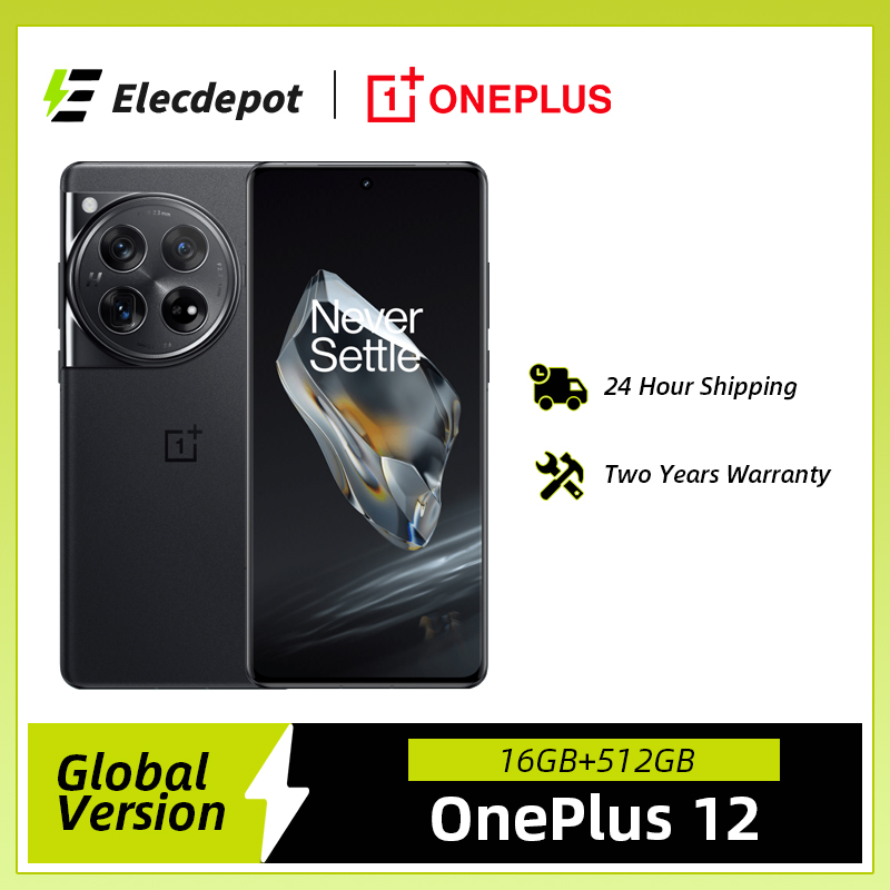 Versão global oneplus 12 snapdragon 8 gen 3 100w superooc 50mp câmera principal 5400mah bateria 6.82 "display bt5.4 5g smartphone