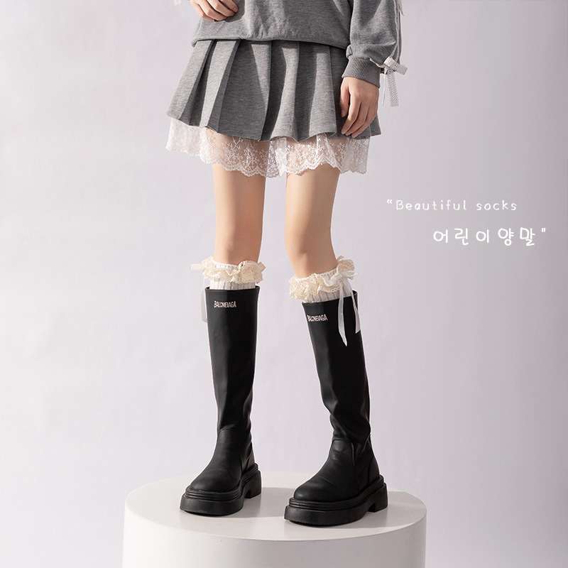 Носки для ботинок, милые гетры в стиле Лолиты, гетры в стиле Лолиты, теплые гетры для модных аксессуаров, домашний отдых, активный отдых на свежем воздухе