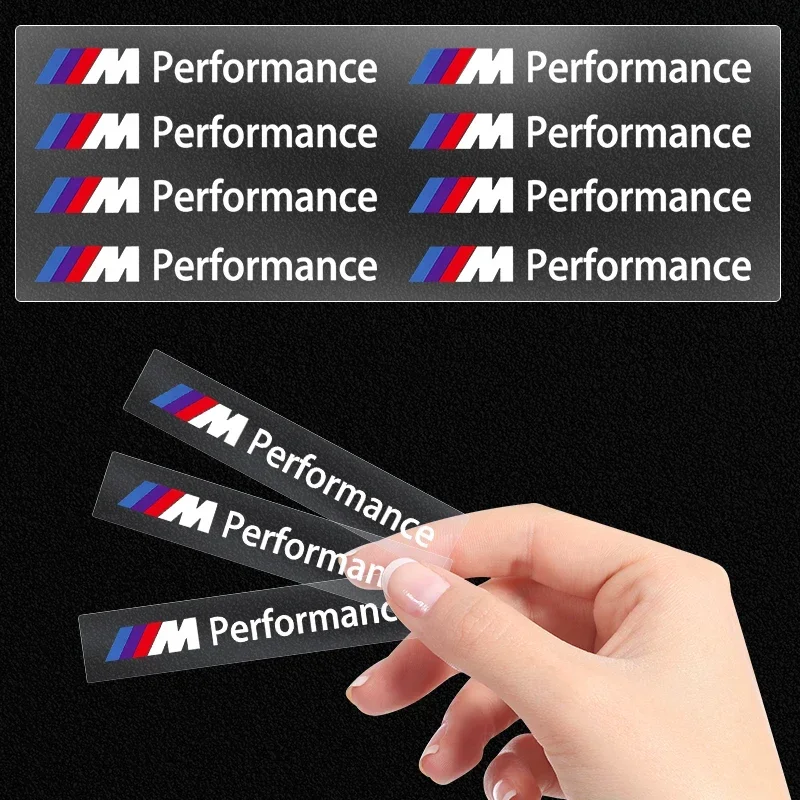 Pegatinas de decoración Interior de coche, insignias de estilo automático para BMW M M3 M4 M5 X1 X3 X5 X6 X7 F10 F20 F22 F30 G20 G30 Performance