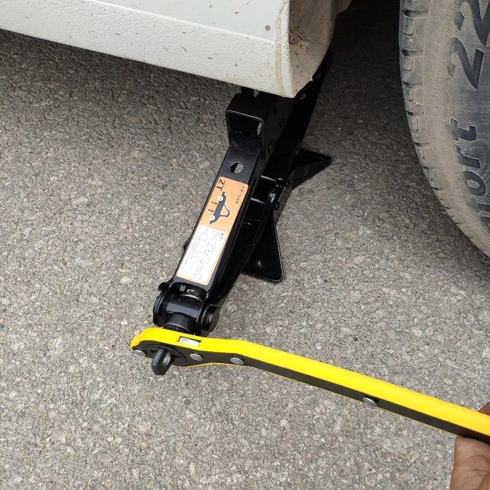 Clé à cliquet pour voiture, cric permettant d'économiser du travail, cric à ciseaux, roue de pneu de Garage, poignée, clé permettant d'économiser du travail, outil de réparation automobile