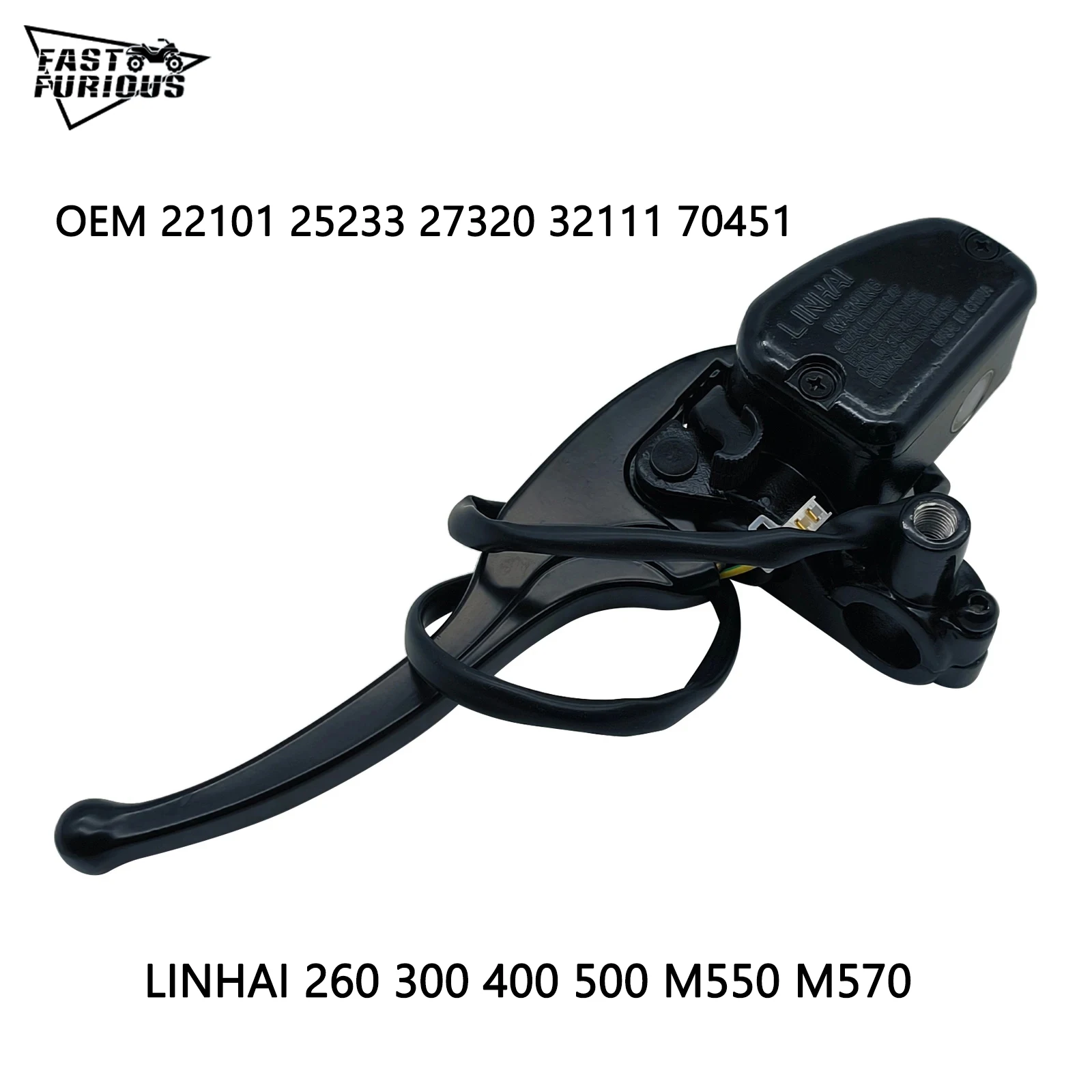 Оригинальный главный тормозной цилиндр переднего тормоза для Linhai 260 300 370 400 E2 E4 IRS 420 M550 M550L M565LT 570 M570L E4 E5 22101 27320
