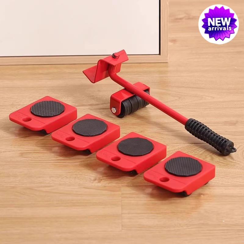 Multipurpose Furniture Mover Set – 2/4/5pcs Heavy Duty Rollers For Effortless Moving & Lifting Transport Tool Mover Roller Wheel