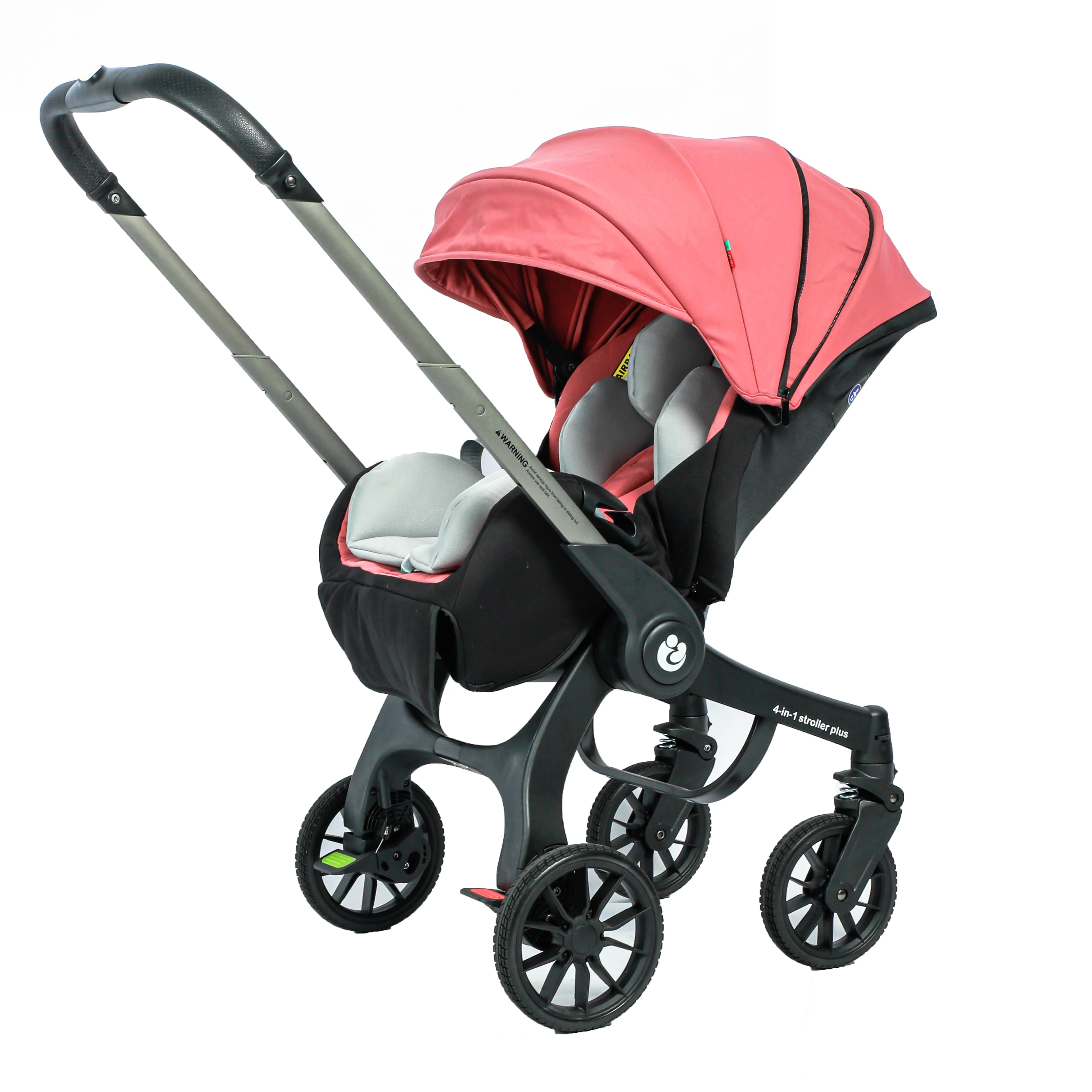 Estoque da ue novo carrinho de bebê multifuncional 4 em 1 dobrável com assento de carro carrinho de bebê portátil 3 em 1 frete grátis