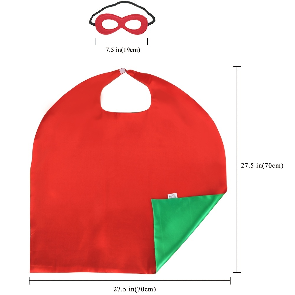 Детская накидка и маска супергероя, праздничные Маскарадные Костюмы супергероев